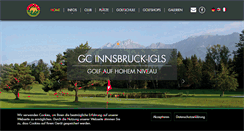 Desktop Screenshot of golfclub-innsbruck-igls.at